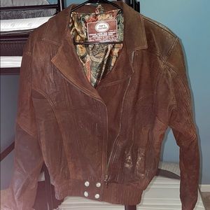 Pop’s leather jacket